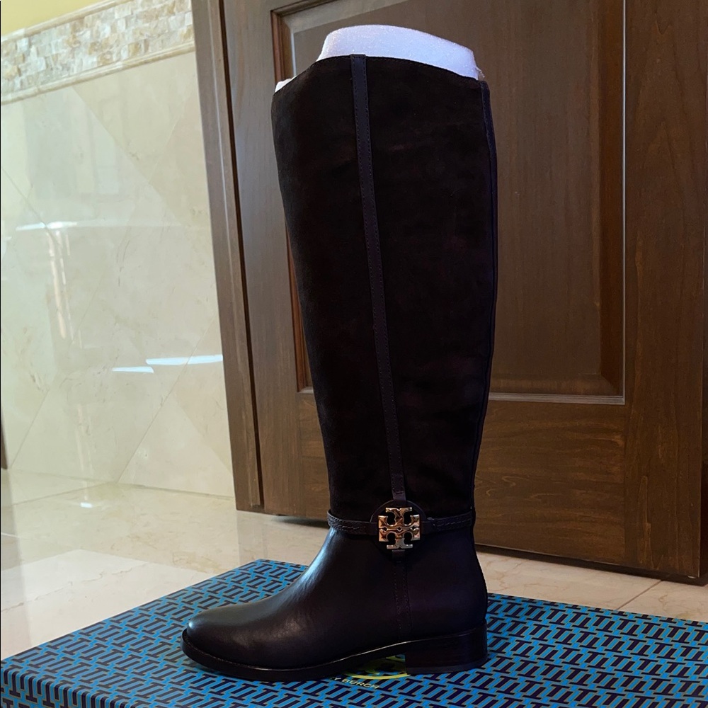 Tory Burch Black Over the Knee Boots